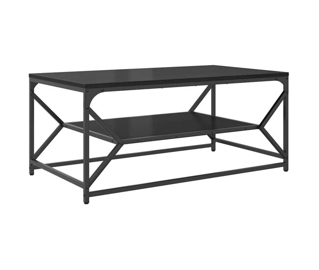 Mesa de café - mesa de centro - mesa baja roble negro 90 x 50 x 40 cm