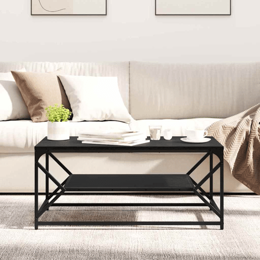 Mesa de Centro, Mesa baixa, Carvalho Preto 90 x 50 x 40 cm