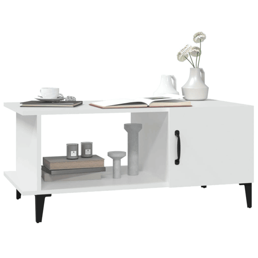 Mesa de Centro, Mesa baixa, 90x50x40 cm madeira processada branco Mesa de Centro, Mesa baixa, 90x50x40 cm madeira processada branco