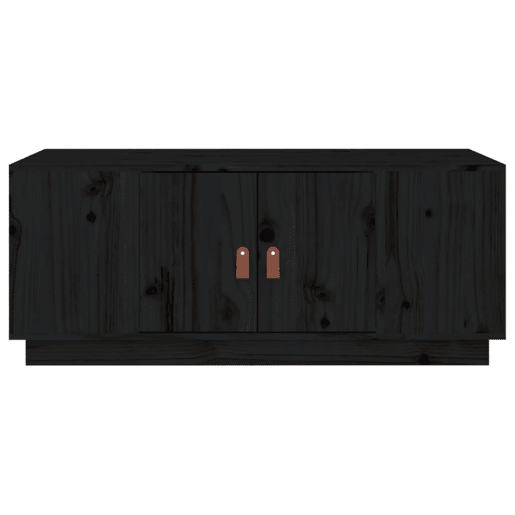 Mesa de Centro, Mesa baixa, 100x50x41 cm pinho maciço preto