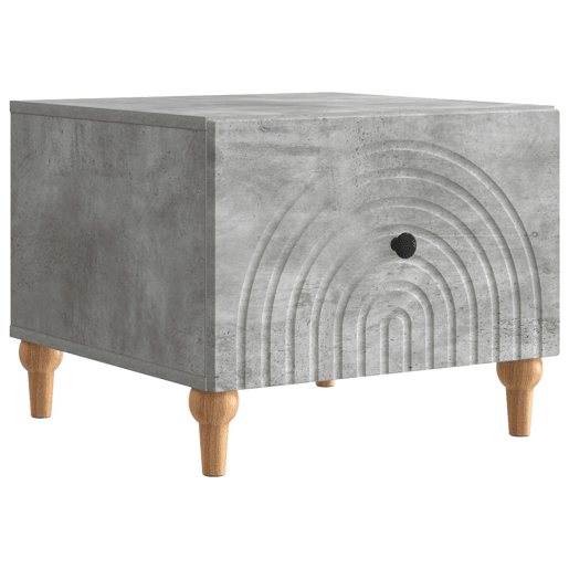 Mesa de Centro, Mesa baixa, com gaveta Cinzento Cimento 49 x 50 x 40 cm