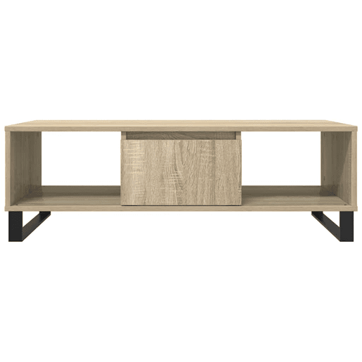 Mesa de Centro, Mesa baixa, 104x60x35cm derivados de madeira carvalho sonoma