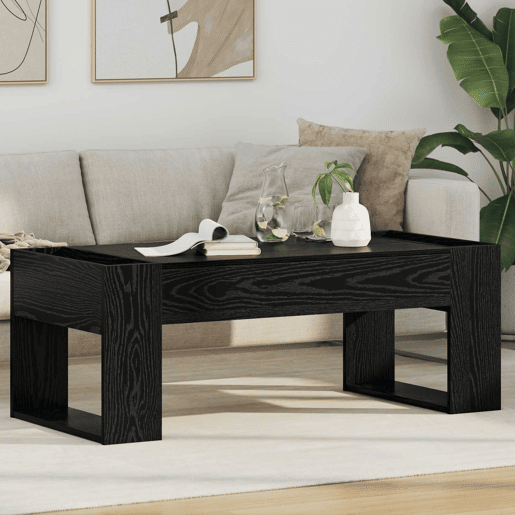 Mesa de Centro, Mesa baixa, Carvalho Preto 110 x 50 x 41 cm
