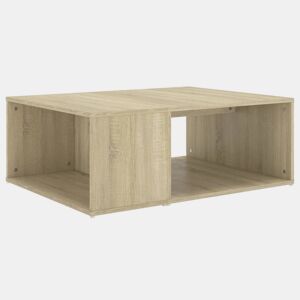 Mesa de Centro, Mesa baixa, 90x67x33 cm derivados de madeira carvalho sonoma