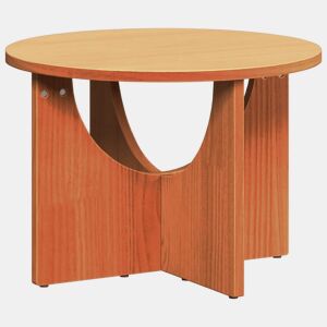 Mesa de Centro, Mesa baixa, Marrom Cera 50 x 50 x 35 cm