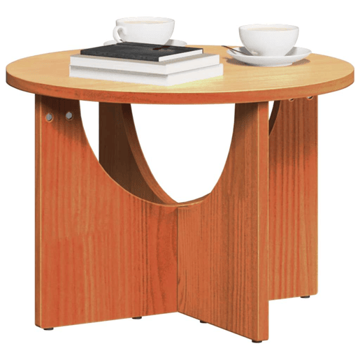 Mesa de Centro, Mesa baixa, Marrom Cera 50 x 50 x 35 cm