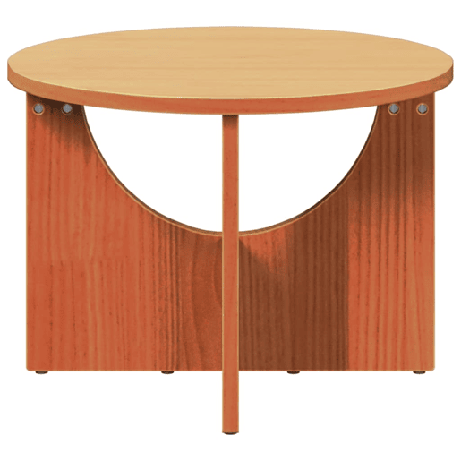 Mesa de Centro, Mesa baixa, Marrom Cera 50 x 50 x 35 cm