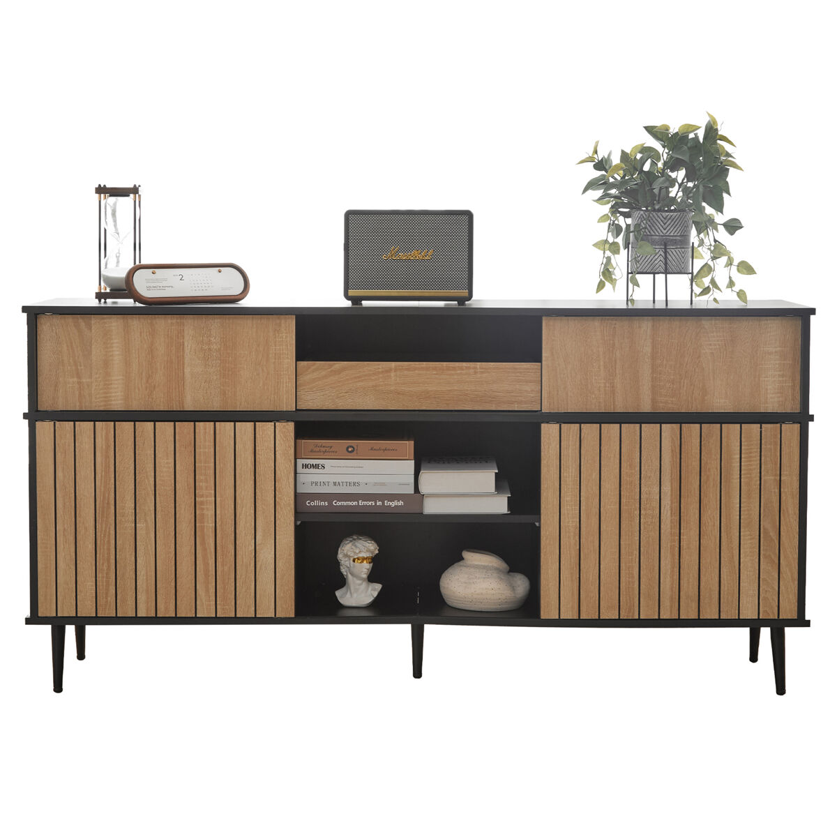 Armario de cocina con 4 puertas y 1 cajón