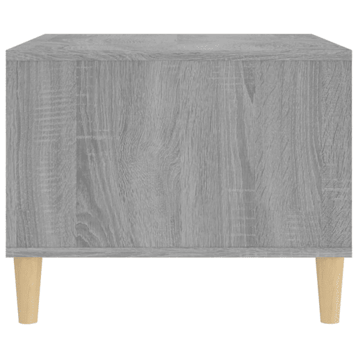 Mesa de Centro, Mesa baixa, 60x50x40 cm derivados de madeira cinzento sonoma