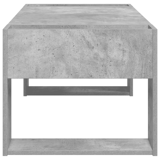 Mesa de Centro, Mesa baixa, Cinzento 110 x 50 x 41 cm Madeira processada