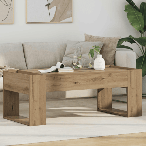 Mesa de Centro, Mesa baixa, Carvalho Artesanal 110 x 50 x 41 cm