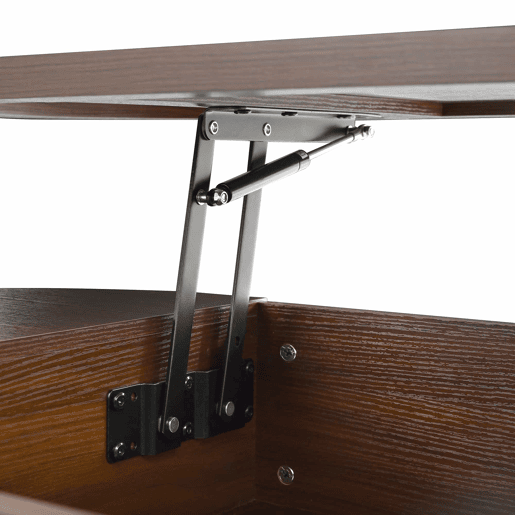 Mesa de centro elevável 110 cm - Com prateleira extensĂvel, madeira curvada, multifuncional - Natural Mesa de centro elevável 110 cm - Com prateleira extensĂvel, madeira curvada, multifuncional - Natural