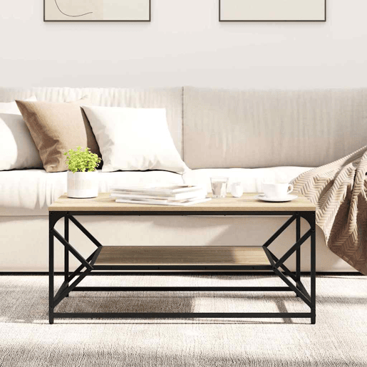 Mesa de Centro, Mesa baixa, Carvalho Sonoma 90 x 50 x 40 cm