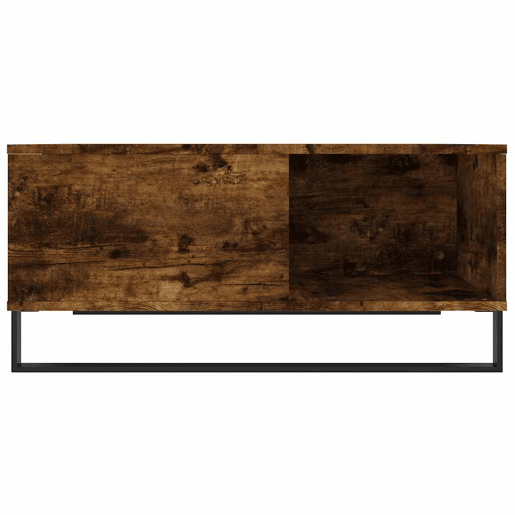 Mesa de Centro, Mesa baixa, 80x80x36,5 cm derivados madeira carvalho fumado