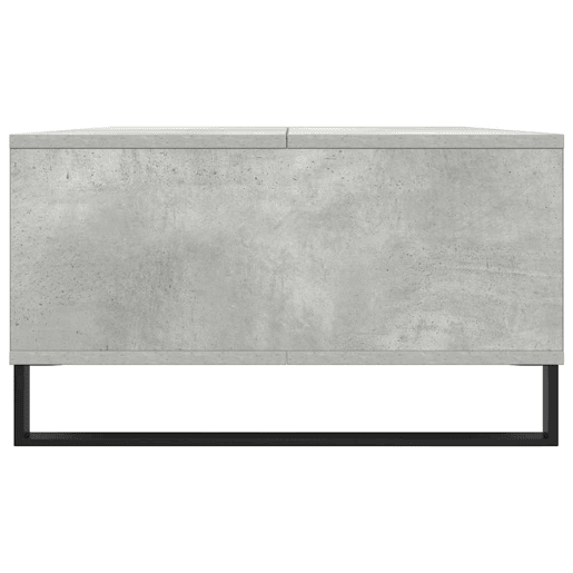 Mesa de Centro, Mesa baixa, 104x60x35 cm derivados madeira cinzento cimento