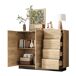 Aparador con 2 puertas y 4 cajónes Aparador con 2 puertas y 4 cajónes Natural