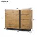 Aparador con 2 puertas y 4 cajónes Aparador con 2 puertas y 4 cajónes Natural