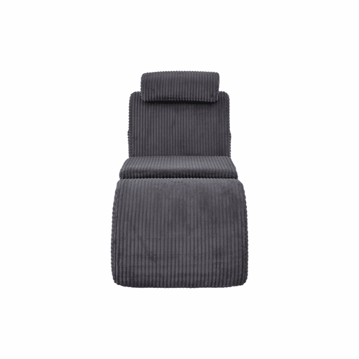 Poltrona ergonómica - design exclusivo, espuma de compressão, capa removível - Cinza escuro