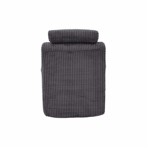 Poltrona ergonómica - design exclusivo, espuma de compressão, capa removível - Cinza escuro