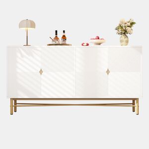 Aparador de mdf com 4 portas,branco