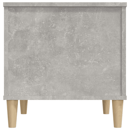 Mesa de Centro, Mesa baixa, 60x44,5x45 cm derivados madeira cinzento cimento