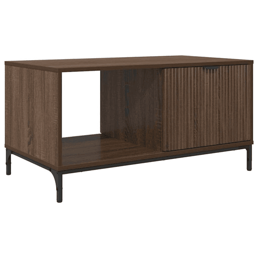 Mesa de Centro, Mesa baixa, com gaveta Carvalho Marrom 90 x 49 x 46 cm