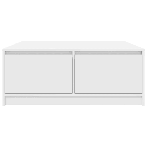 Mesa de Centro, Mesa baixa, com gavetas 100x100x40 cm branco Mesa de Centro, Mesa baixa, com gavetas 100x100x40 cm branco