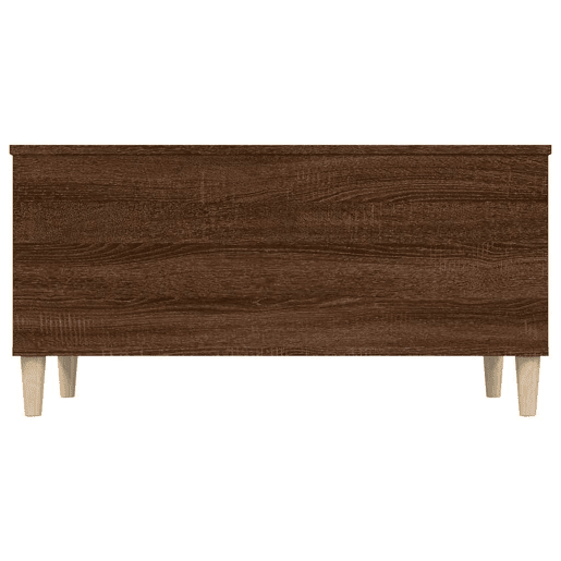 Mesa de Centro, Mesa baixa, 90x44,5x45 cm derivados madeira carvalho castanho