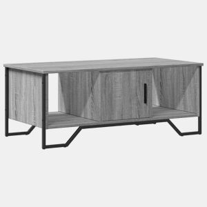 Mesa de Centro, Mesa baixa, 100x51x40cm derivados de madeira cinzento sonoma