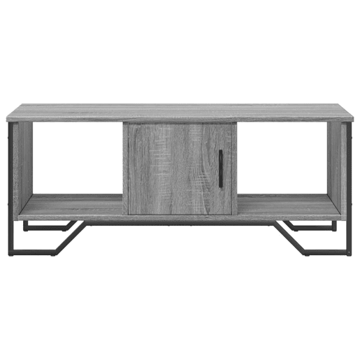 Mesa de Centro, Mesa baixa, 100x51x40cm derivados de madeira cinzento sonoma