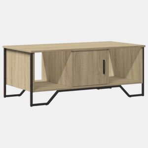 Mesa de Centro, Mesa baixa, 100x51x40 cm derivados madeira carvalho sonoma