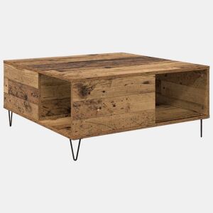 Mesa de Centro, Mesa baixa, Madeira Antiga 80 x 80 x 36,5 cm