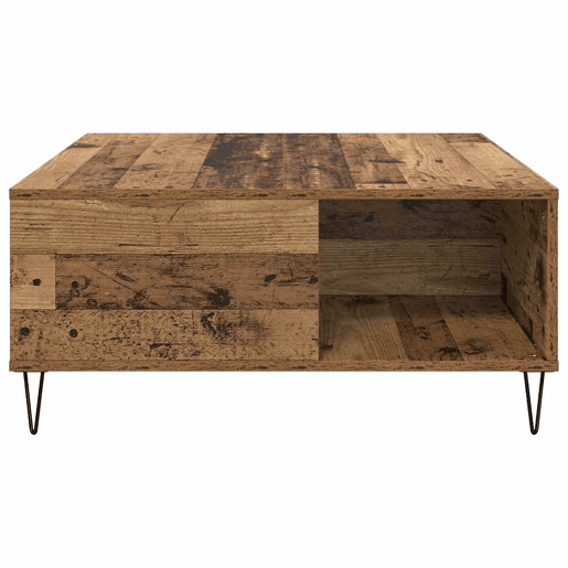 Mesa de Centro, Mesa baixa, Madeira Antiga 80 x 80 x 36,5 cm