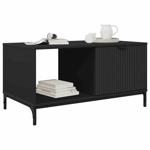 Mesa de Centro, Mesa baixa, com gaveta Carvalho Preto 90 x 49 x 46 cm