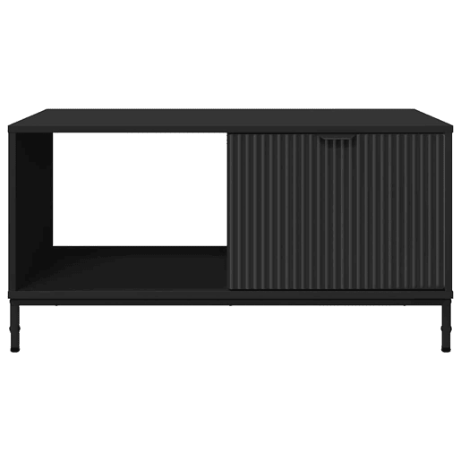 Mesa de Centro, Mesa baixa, com gaveta Carvalho Preto 90 x 49 x 46 cm