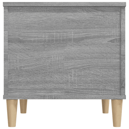 Mesa de Centro, Mesa baixa, 60x44,5x45 cm derivados de madeira cinza sonoma