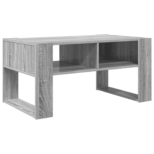 Mesa de Centro, Mesa baixa, Cinza Sonoma 92 x 53 x 45 cm Madeira processada