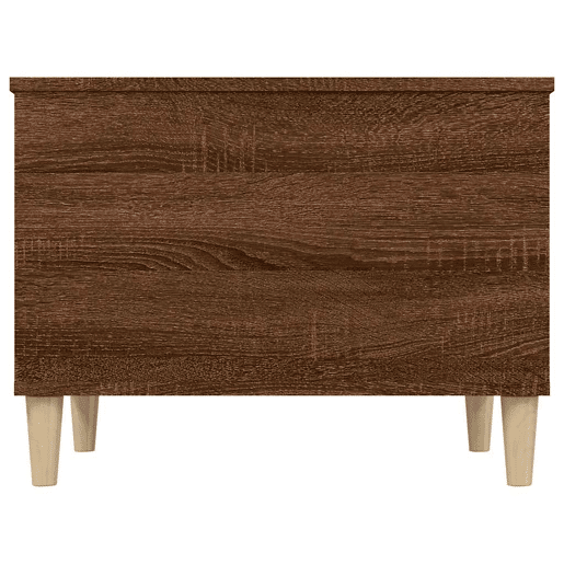 Mesa de Centro, Mesa baixa, 60x44,5x45 cm derivados madeira carvalho castanho