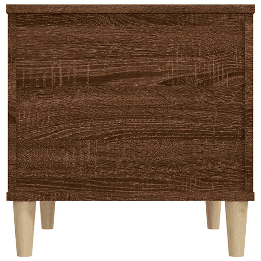 Mesa de Centro, Mesa baixa, 60x44,5x45 cm derivados madeira carvalho castanho