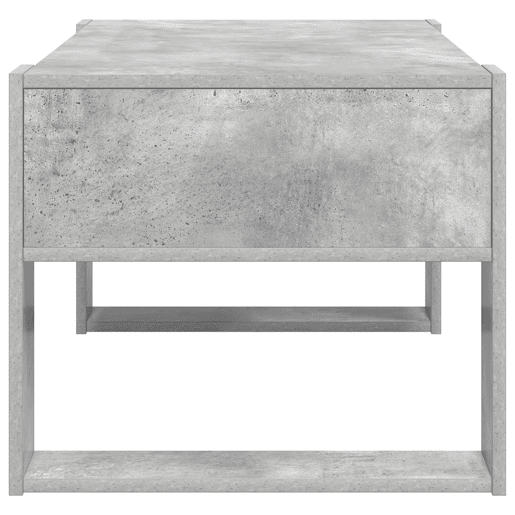 Mesa de Centro, Mesa baixa, Cinzento 92 x 53 x 45 cm Madeira processada