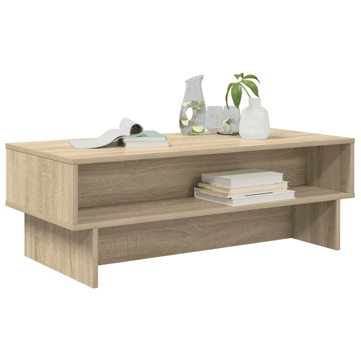 Mesa de Centro, Mesa baixa, Carvalho Sonoma 100 x 46 x 35 cm