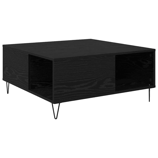 Mesa de Centro, Mesa baixa, Carvalho Preto 80 x 80 x 36,5 cm