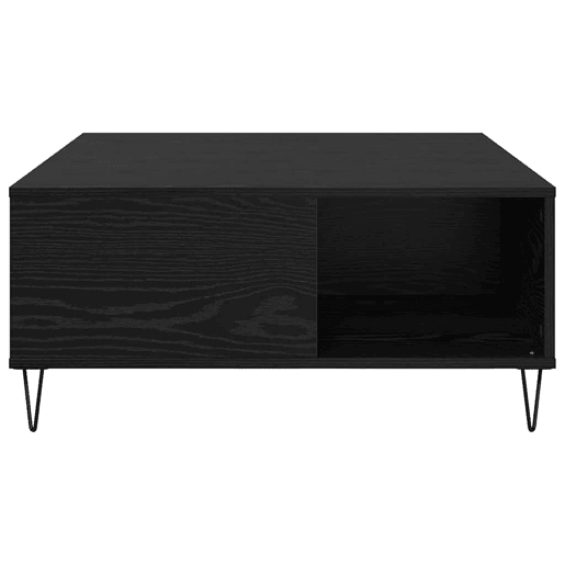 Mesa de Centro, Mesa baixa, Carvalho Preto 80 x 80 x 36,5 cm