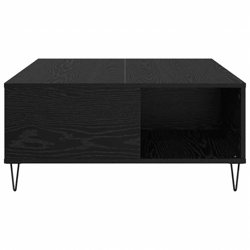 Mesa de Centro, Mesa baixa, Carvalho Preto 80 x 80 x 36,5 cm
