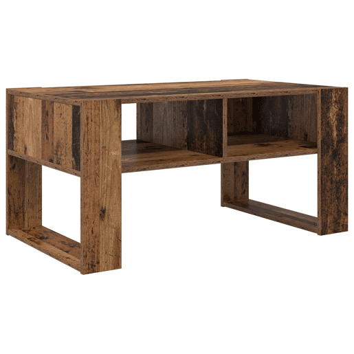 Mesa de Centro, Mesa baixa, com armazenamento Madeira antiga 92 x 53 x 45 cm
