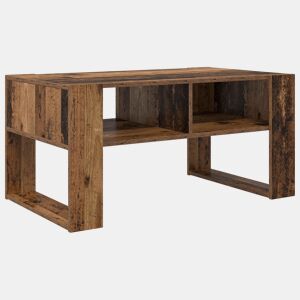 Mesa de Centro, Mesa baixa, com armazenamento Madeira antiga 92 x 53 x 45 cm