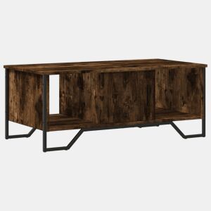 Mesa de Centro, Mesa baixa, 100x51x40 cm derivados madeira carvalho fumado