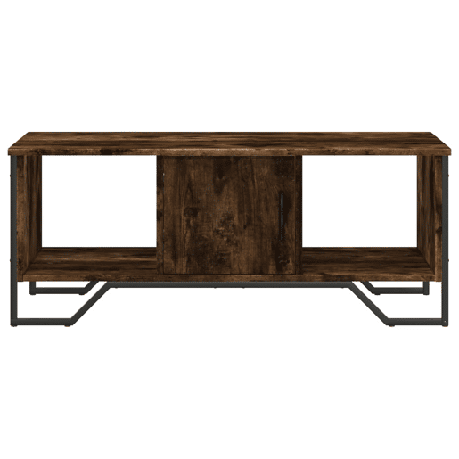 Mesa de Centro, Mesa baixa, 100x51x40 cm derivados madeira carvalho fumado