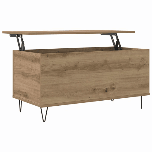 Mesa de Centro, Mesa baixa, carvalho artisiano 90 x 44.5 x 45 cm
