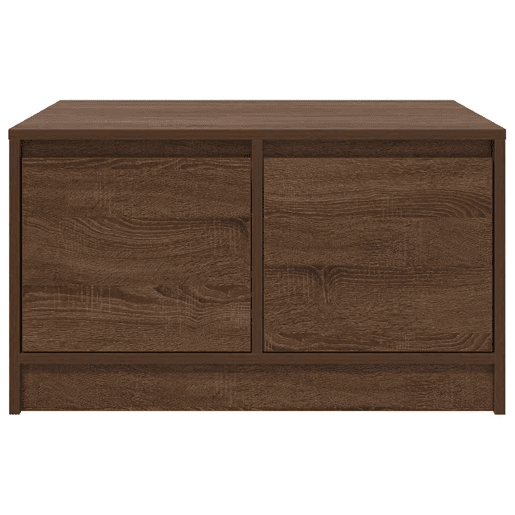 Mesa de Centro, Mesa baixa, com gavetas 70,5x70x40 cm carvalho castanho